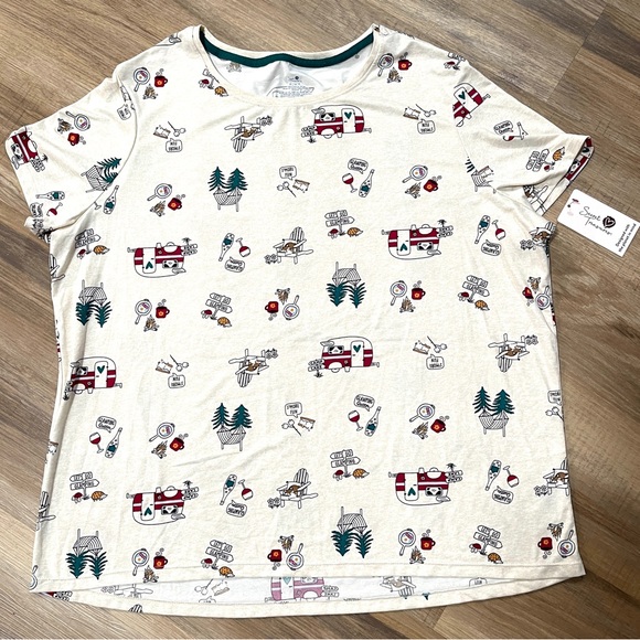 Secret Treasures women’s sz XL camping/rv fall winter pajamas new with tags - Picture 4 of 11